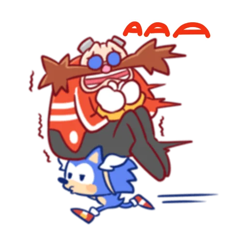 Стикер Sonic Cute Emoji UA 😓