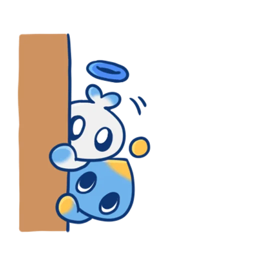 Sonic Cute Emoji stiker 😧