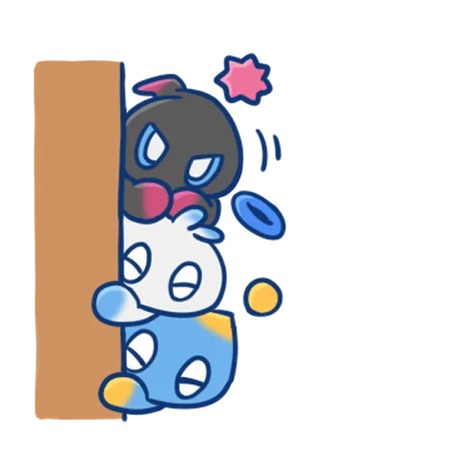 Sonic Cute Emoji sticker 😳