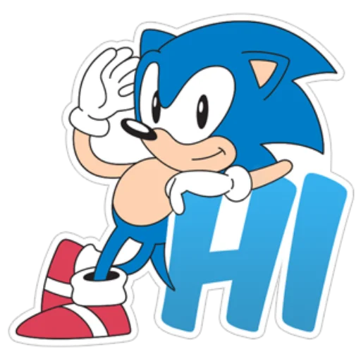 Sonic stiker 👋