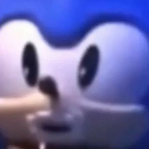 Sonic the hedgehog emoji 😮