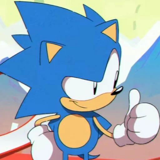 Sonic the hedgehog emoji 👍