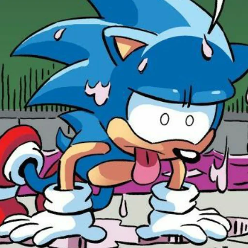 Sonic the hedgehog stiker 🤢