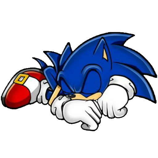 Telegram stiker «Sonic the hedgehog» 😴