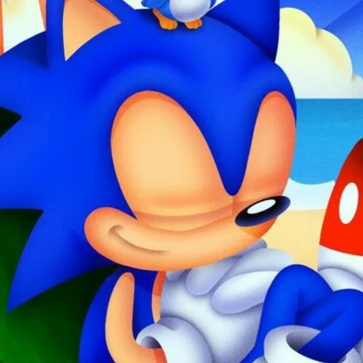 Sonic the hedgehog sticker 😌