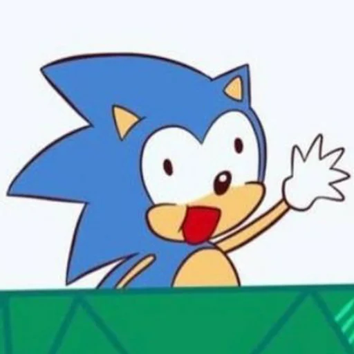 Sonic the hedgehog emoji 🤪
