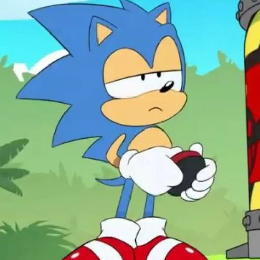 Sonic the hedgehog emoji 😐