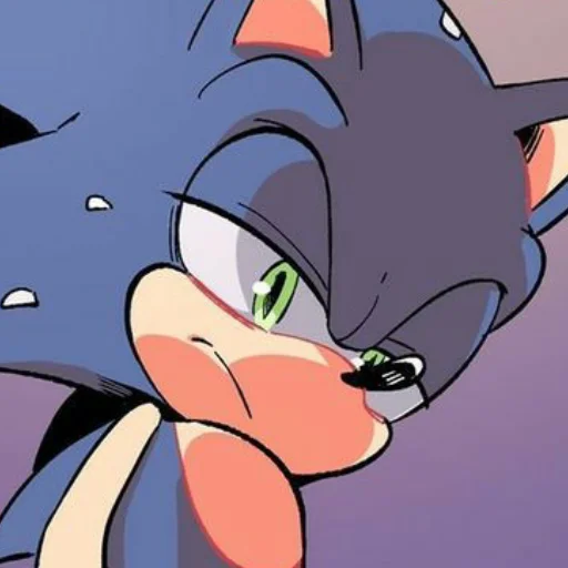 Sonic the hedgehog emoji 😒