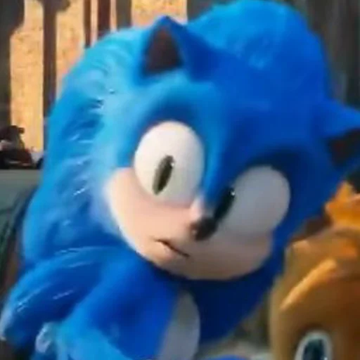 Эмодзи Sonic the hedgehog 😮