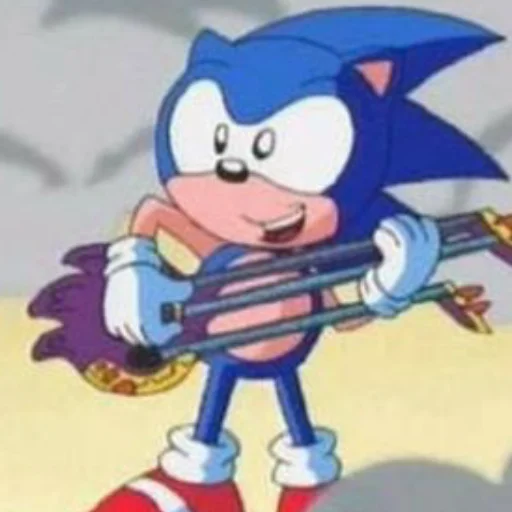 Стікер Sonic the hedgehog 🎸
