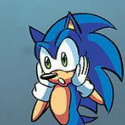 Telegram Sticker «Sonic the hedgehog» 😱
