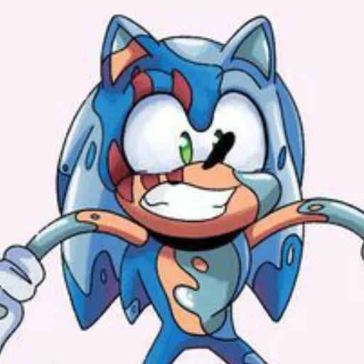 Эмодзи Sonic the hedgehog 😬