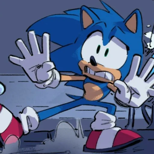 Стікер Sonic the hedgehog 😰