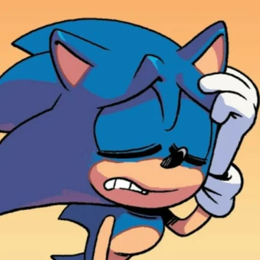 Telegram stiker «Sonic the hedgehog» 🤦
