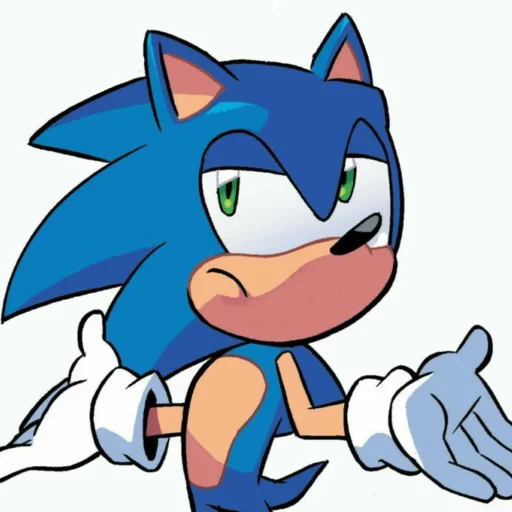 Sonic the hedgehog emoji 🤷