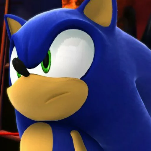 Sonic the hedgehog emoji 😶