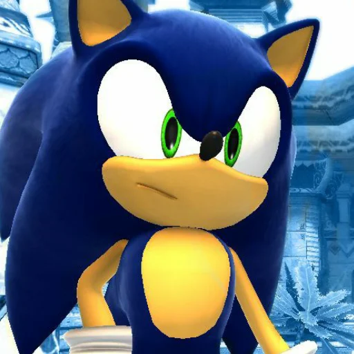 Стікер Sonic the hedgehog 😐
