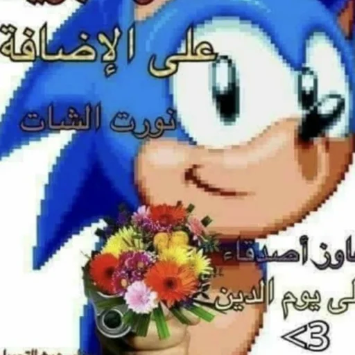 Telegram stiker «Sonic the hedgehog» 💐