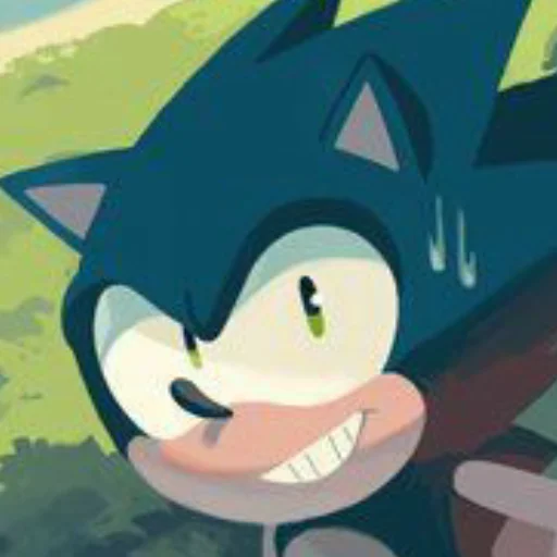 Sonic the hedgehog emoji 😅