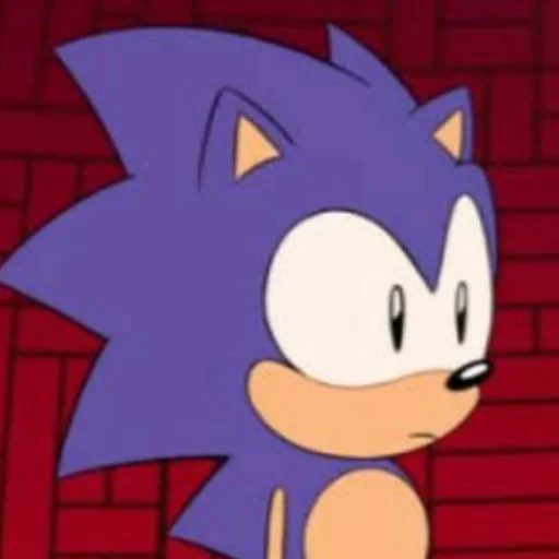 Sonic the hedgehog sticker 😐