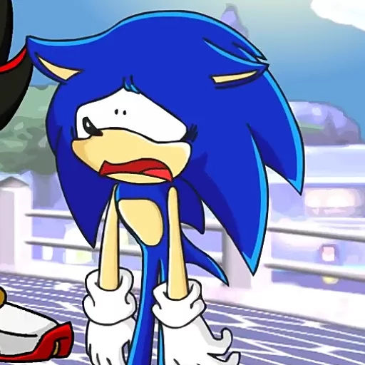 Эмодзи SONIC SHORTS MOOD 😣