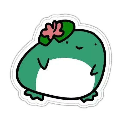 Эмодзи 🐸 Froggy 🌸