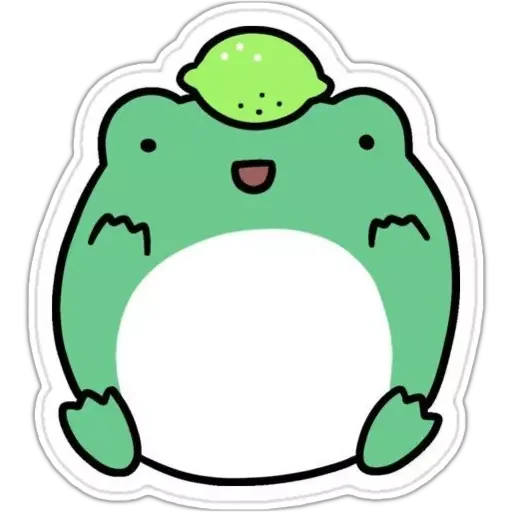 Telegram stiker «🐸 Froggy» 🍋
