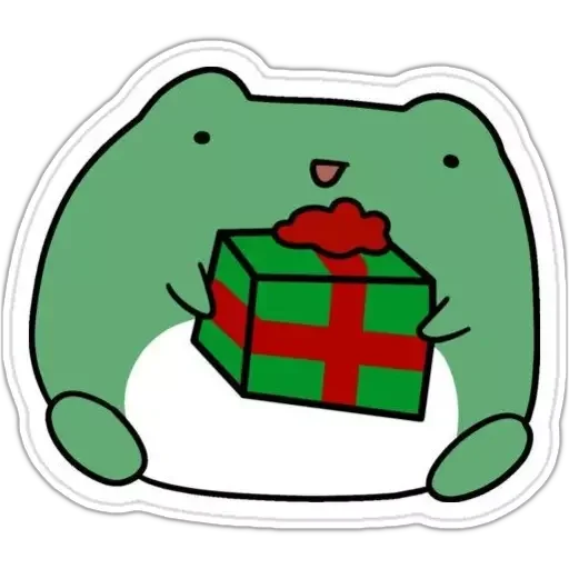 Telegram stiker «🐸 Froggy» 🎁