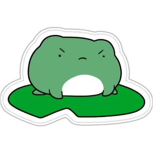 Telegram Sticker «🐸 Froggy» 😡