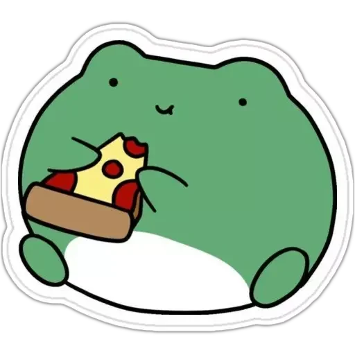  🐸 Froggy sticker 🍕