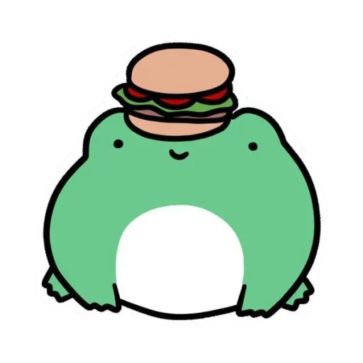 Telegram Sticker «🐸 Froggy» 🍔