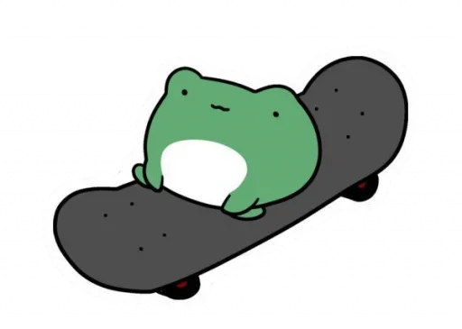 🐸 Froggy emoji 🛹