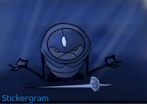 Telegram Sticker «Hollow Knight» 😔