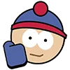 Telegram emojisi «South Park Brawl Pins» 👍