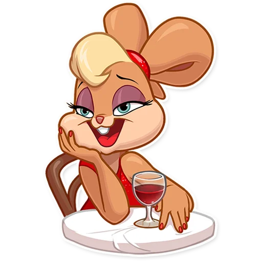 Lola Bunny emoji 🥴
