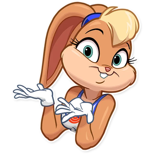 Telegram Sticker «Lola Bunny» 🤨