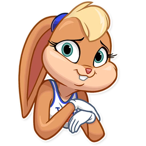 Telegram stiker «Lola Bunny» 🥺