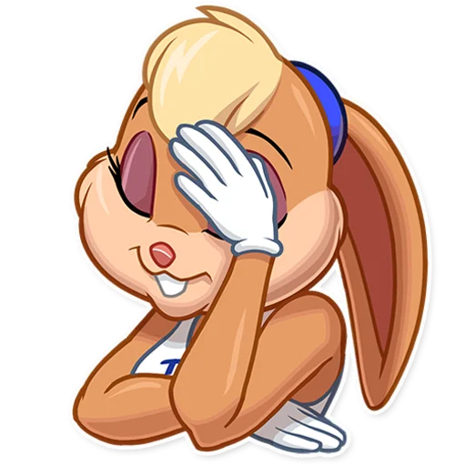 Telegram stiker «Lola Bunny» 🤦‍♀️