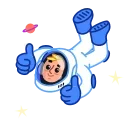 Astro Nate emoji 👍