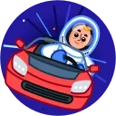 Astro Nate emoji 🚘