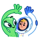 Astro Nate emoji ✋