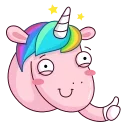Telegram emoji Sparks Unicorn
