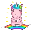Sparks Unicorn emoji 🧘‍♀️
