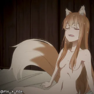 Стікер Spice and Wolf Merchant Meets the Wise Wolf 😎