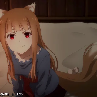 Стикер Spice and Wolf Merchant Meets the Wise Wolf 🤲