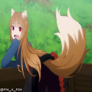 Стікер Spice and Wolf Merchant Meets the Wise Wolf 🙂