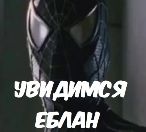 Стікер Spider Men 👋