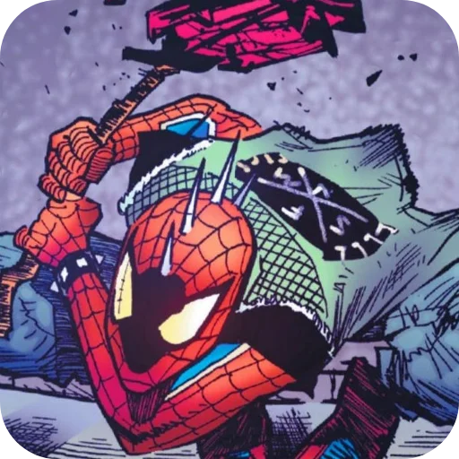 Telegram stiker «Spider Punk» 👊