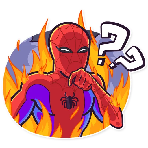 Spidermeme sticker 😑