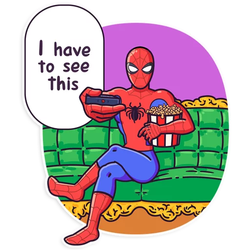 Spidermeme sticker 😲